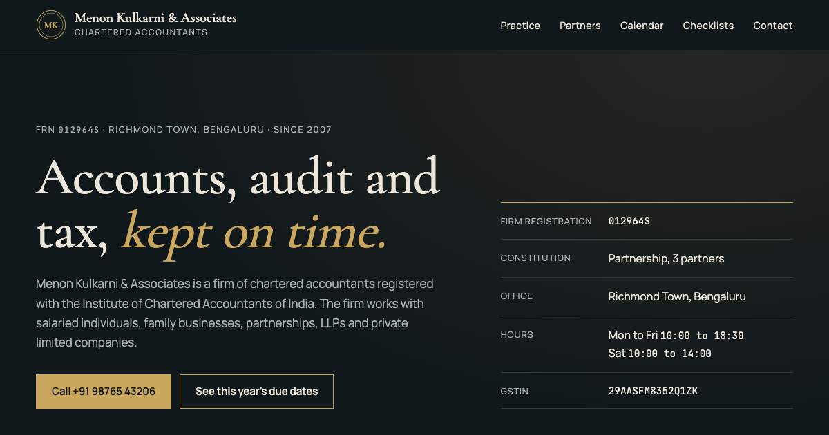Folio template screenshot
