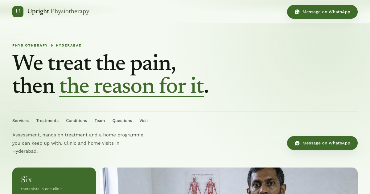 Upright template screenshot