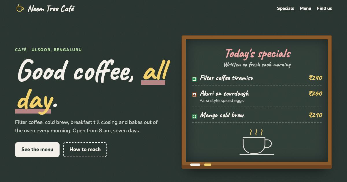 Chalkboard template screenshot